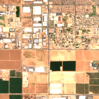 Compass Phoenix El Mirage Campus site on 2024-05-26, Sentinel-2 satellite true color