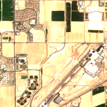 Compass Phoenix Goodyear Campus site on 2018-06-17, Sentinel-2 satellite true color