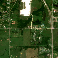 Core Scientific / CoreWeave Muskogee HPC Campus site on 2018-06-01, Sentinel-2 satellite true color