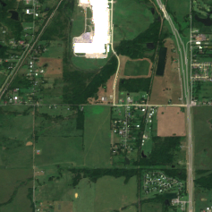 Core Scientific / CoreWeave Muskogee HPC Campus site on 2020-08-14, Sentinel-2 satellite true color
