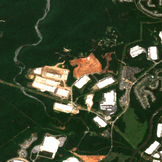 Douglasville site on 2024-05-28, Sentinel-2 satellite true color
