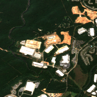 Douglasville site on 2025-09-10, Sentinel-2 satellite true color