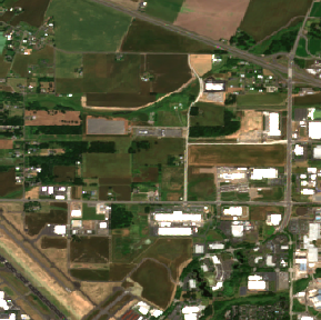 Hillsboro site on 2020-06-26, Sentinel-2 satellite true color
