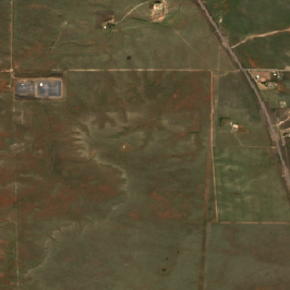 Project Jade (Crusoe / Tallgrass) AI Data Center Campus site on 2018-07-01, Sentinel-2 satellite true color
