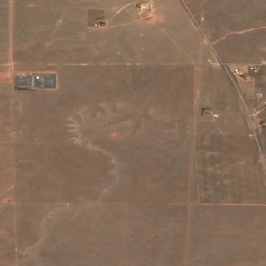 Project Jade (Crusoe / Tallgrass) AI Data Center Campus site on 2020-07-10, Sentinel-2 satellite true color