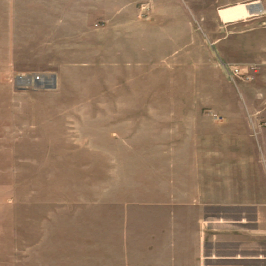 Project Jade (Crusoe / Tallgrass) AI Data Center Campus site on 2024-07-31, Sentinel-2 satellite true color
