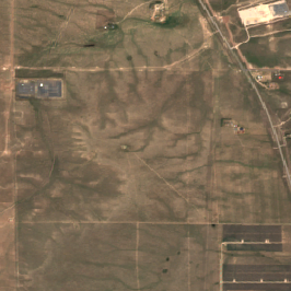 Project Jade (Crusoe / Tallgrass) AI Data Center Campus site on 2025-08-20, Sentinel-2 satellite true color
