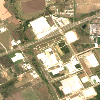 Google Midlothian Campus site on 2022-06-25, Sentinel-2 satellite true color