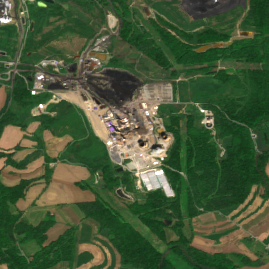 Homer City Energy Campus site on 2018-05-24, Sentinel-2 satellite true color