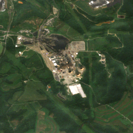 Homer City Energy Campus site on 2020-09-15, Sentinel-2 satellite true color