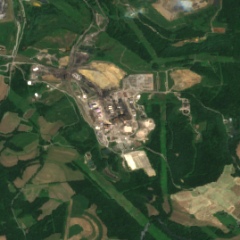 Homer City Energy Campus site on 2025-06-11, Sentinel-2 satellite true color