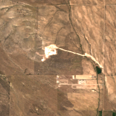 Meta Eagle Mountain Data Center Campus site on 2024-09-06, Sentinel-2 satellite true color