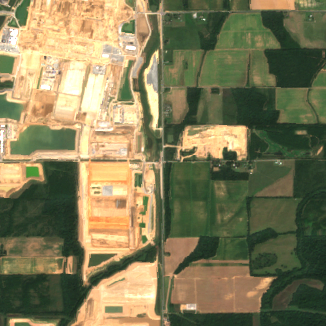 Meta Hyperion Data Center site on 2025-09-18, Sentinel-2 satellite true color