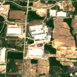Meta Prometheus Data Center site on 2022-06-03, Sentinel-2 satellite true color
