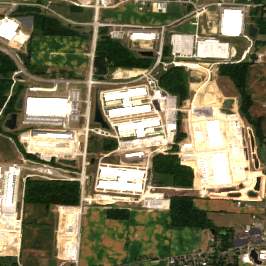 Meta Prometheus Data Center site on 2024-09-05, Sentinel-2 satellite true color