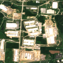 Meta Prometheus Data Center site on 2025-08-01, Sentinel-2 satellite true color
