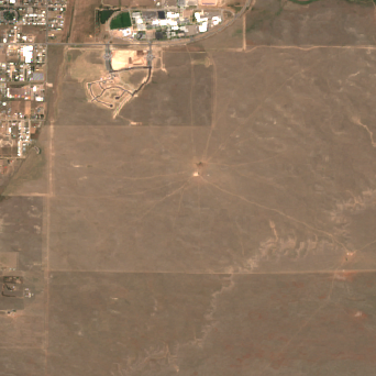 Microsoft Cheyenne Data Center Campus site on 2020-07-10, Sentinel-2 satellite true color