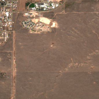 Microsoft Cheyenne Data Center Campus site on 2022-08-29, Sentinel-2 satellite true color