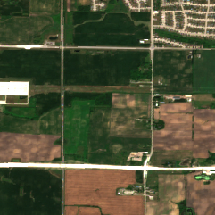 Microsoft Fairwater Data Center site on 2022-07-14, Sentinel-2 satellite true color
