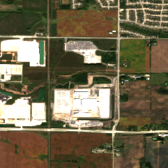 Microsoft Fairwater Data Center site on 2025-09-16, Sentinel-2 satellite true color