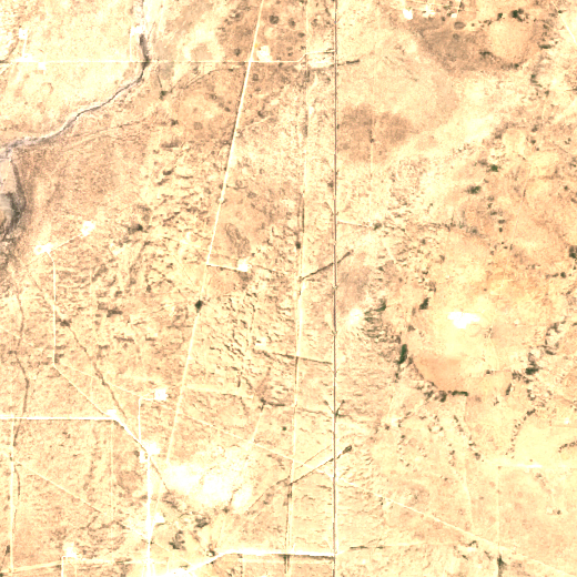 GW Ranch site on 2025-08-07, Sentinel-2 satellite true color