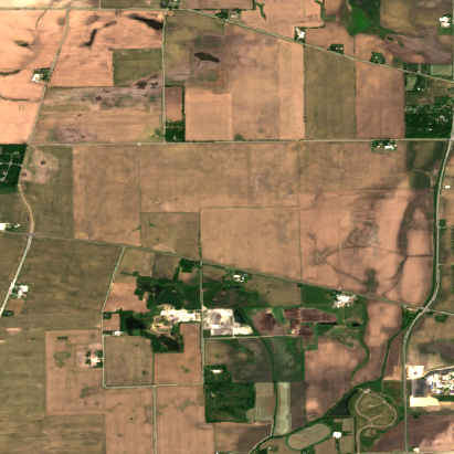 Project Cardinal Data Center Campus — Yorkville site on 2020-06-14, Sentinel-2 satellite true color