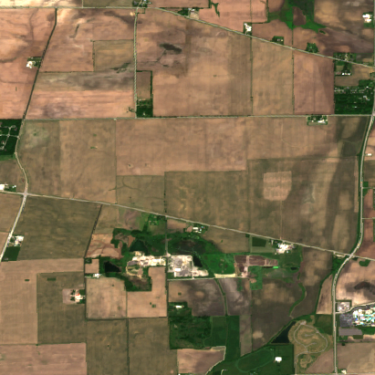 Project Cardinal Data Center Campus — Yorkville site on 2022-06-14, Sentinel-2 satellite true color