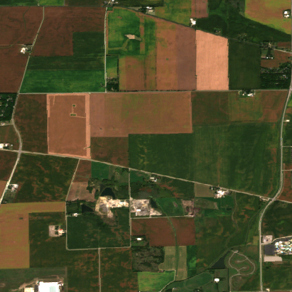 Project Cardinal Data Center Campus — Yorkville site on 2024-09-11, Sentinel-2 satellite true color