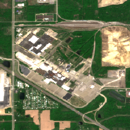 Stargate Lordstown site on 2020-05-21, Sentinel-2 satellite true color