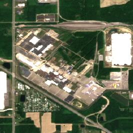 Stargate Lordstown site on 2022-06-30, Sentinel-2 satellite true color