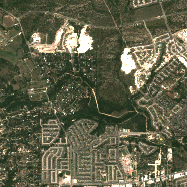 Vantage TX1 San Antonio Campus site on 2018-08-23, Sentinel-2 satellite true color