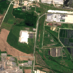 xAI Colossus site on 2020-05-10, Sentinel-2 satellite true color