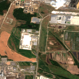 xAI Colossus site on 2025-09-16, Sentinel-2 satellite true color