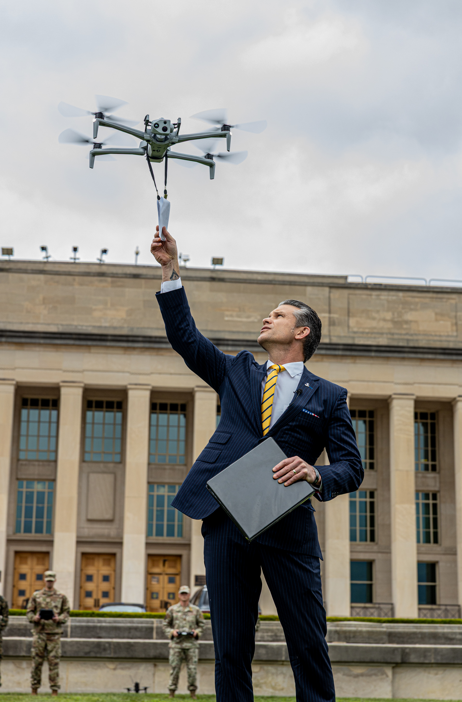 Skydio X10D, an aerial robot developed by Skydio